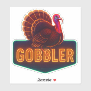 Adesivo Neon Turkey Sticker