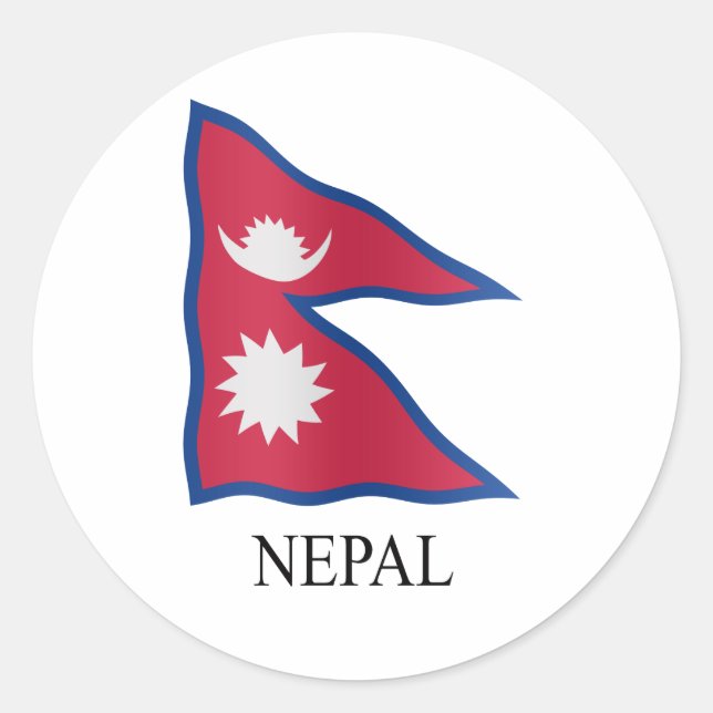 Adesivo Nepali flag (Frente)