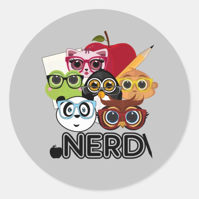 Adesivo Nerd (Frente)