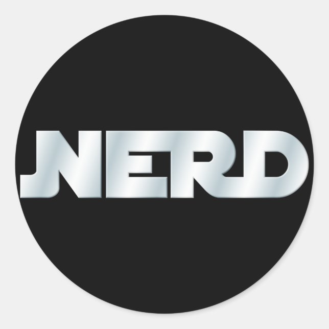 Adesivo Nerd (Frente)