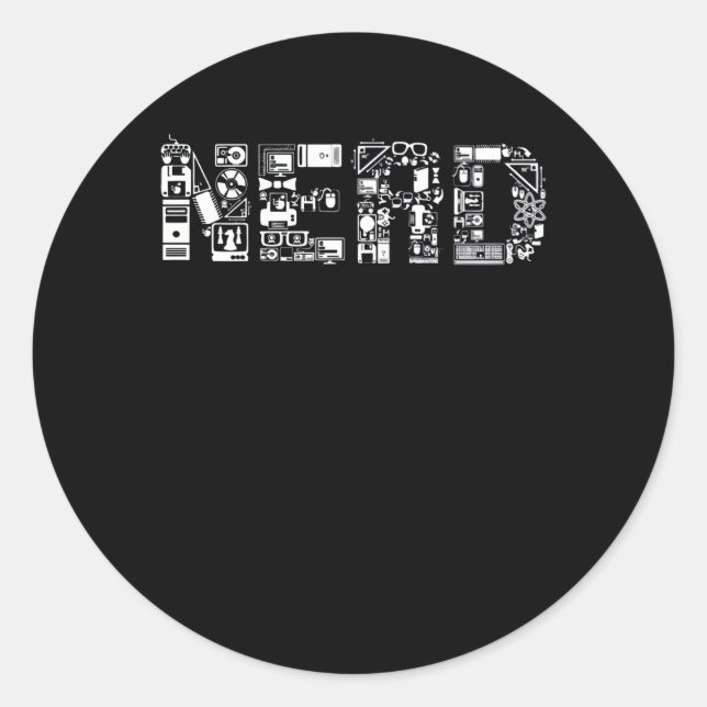 ADESIVO NERD (Frente)
