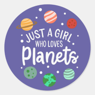 Adesivo Nerd De Ciência Que Ama Planetas