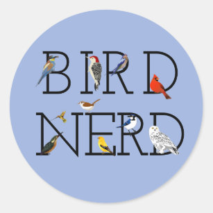Adesivo Nerd de pássaros - Segundo