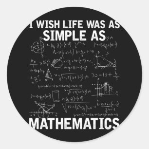 Adesivo Nerd Encantado de Matemática do Professor de Matem