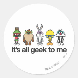 Adesivo NERD LOONEY TUNS™ - Todos Geeks para mim