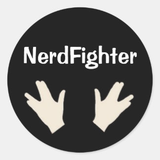 Adesivo NerdFighter - DFTBA