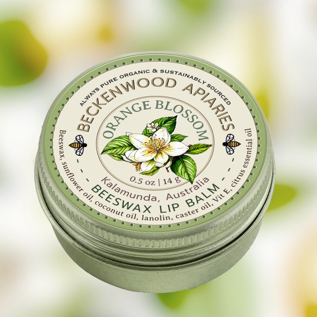 Adesivo Neroli Laranja Amargo ou Abelhas De Mel (Criador carregado)