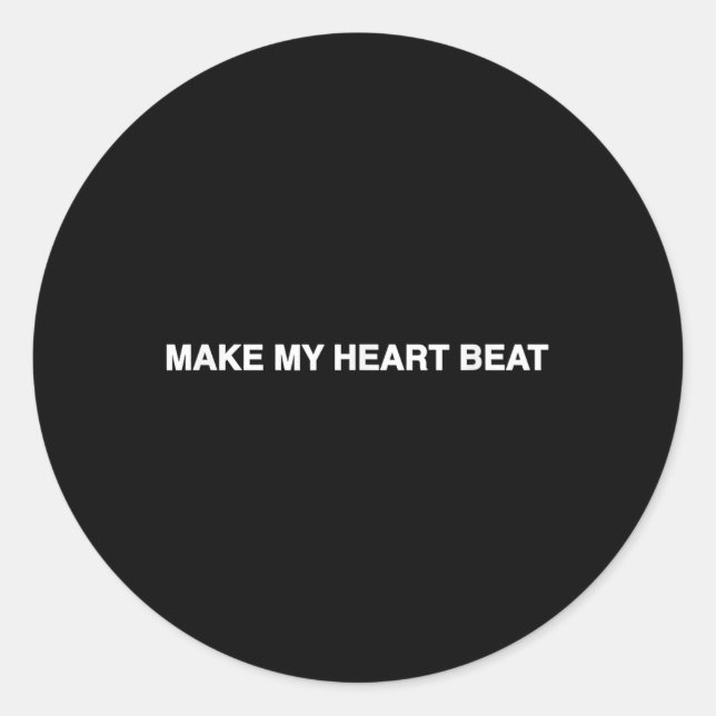 Adesivo Nessa Barrett Heart Beat Lyric (Frente)