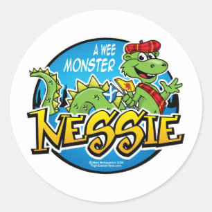 Adesivo Nessie: Um monstro pequenino