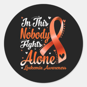 Adesivo Nesta Família Ninguém Luta Sozinho Com A Leucemia 