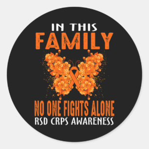 Adesivo Nesta Família Ninguém Luta Sozinho Com O Rsd Crps