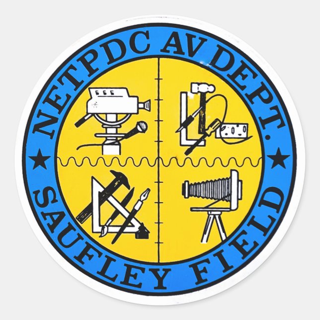 ADESIVO NETPDC AV DEPT SAUFLEY FIELD STICKER (Frente)