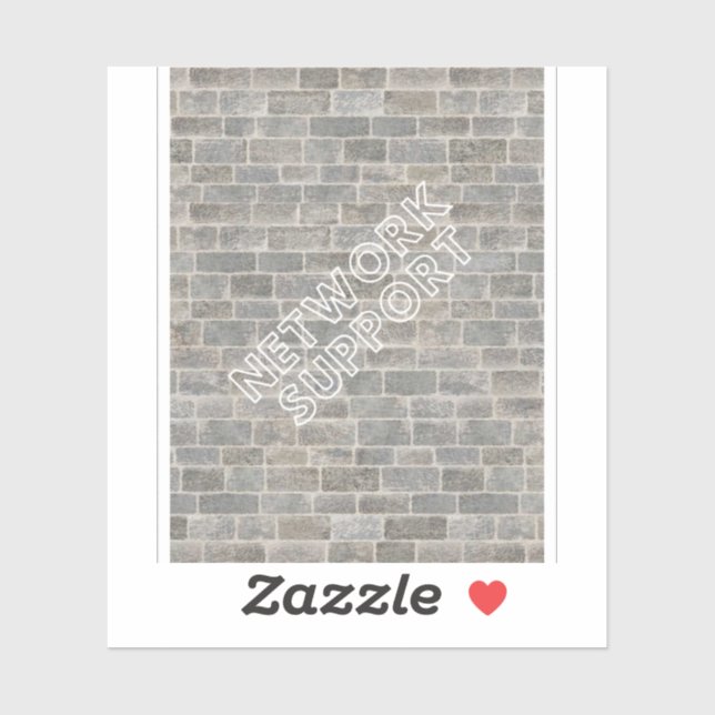 Adesivo Network Support (Folha)