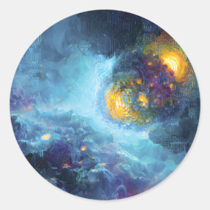Adesivo Neural Circuit Nebula Nexus