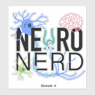 Adesivo Neuro Nerd Neurociência