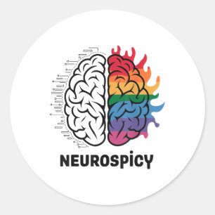 Adesivo Neuro Spicy Brain Memory Design _1
