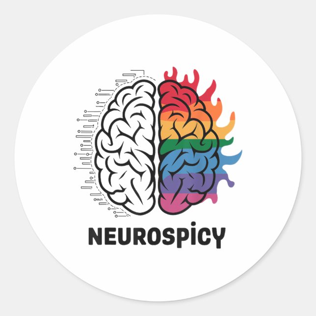 Adesivo Neuro Spicy Brain Memory Design _1 (Frente)