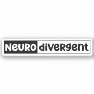 Adesivo Neurodivergente   Sensibilização para a neurodiver