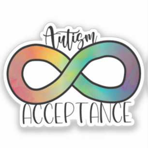 Adesivo Neurodiversidade Autismo Advertência Aceitação