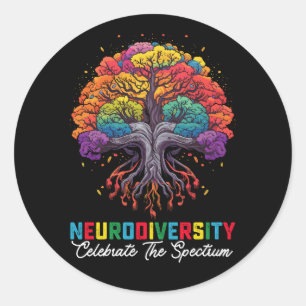 Adesivo Neurodiversidade Celebra O Autismo Do Espectro