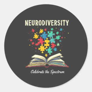 Adesivo Neurodiversidade celebra o Autismo do Livro do Esp
