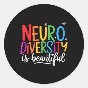 Adesivo Neurodiversidade É Lindo Sped Adhd Autismo Conscie