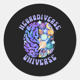Adesivo Neurodiversificada Universo Neurodiversidade Céreb