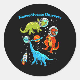 Adesivo Neurodiversificado Espaço dos Dinossauros Universo