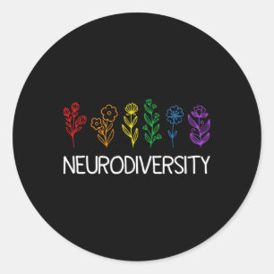 Adesivo Neurodiversity April Autism Orgulho de consciência