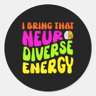 Adesivo Neurodiversity Shirt Autism Adhd Asd Neurodiversos