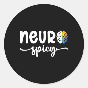Adesivo Neurospicy Neuro Espicia Neurodiversidade Neurotíp