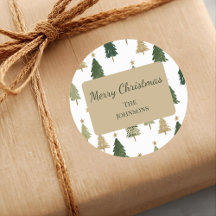 Neutral Christmas Tree Family