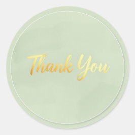 Adesivo Neutral Minimalist Thank You Sticker