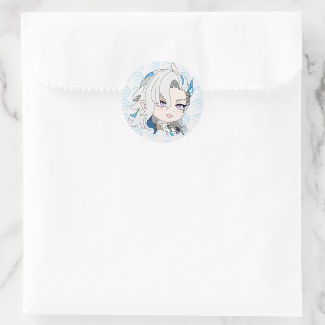 Adesivo Neuvillette Genshin Impact (Bolsa)