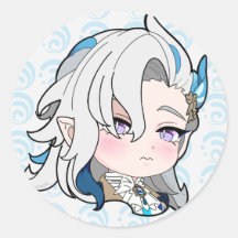 Neuvillette Sticker Chibi
