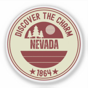 Adesivo Nevada Estado - Lembrança Desert Vibes
