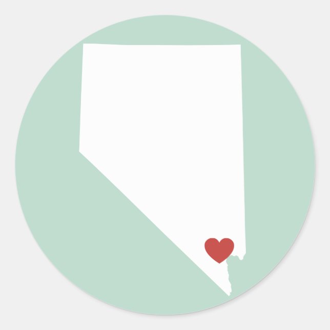 Adesivo Nevada Love - Customizable Sticker (Frente)