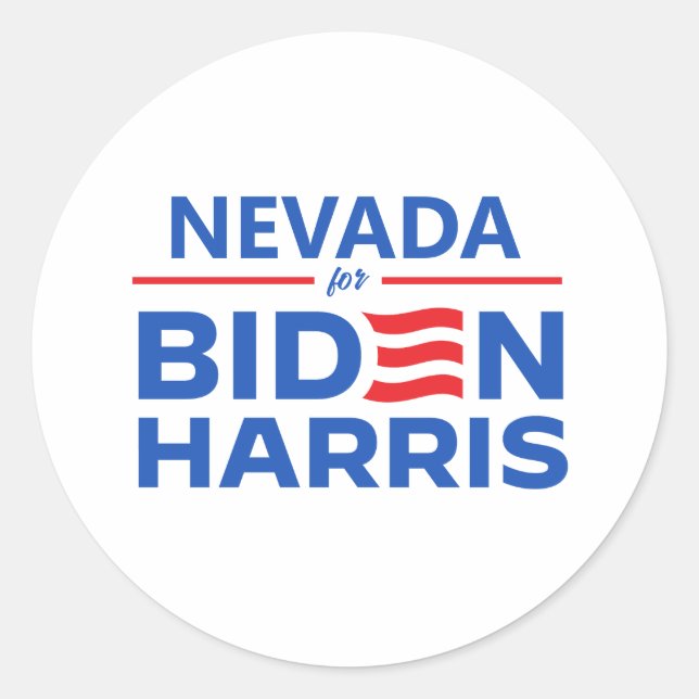 Adesivo Nevada para Biden Harris (Frente)