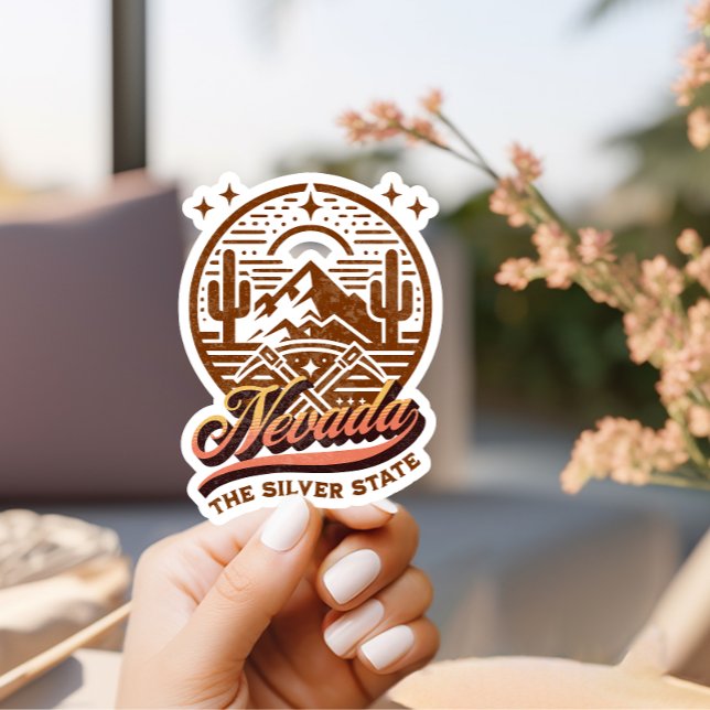 Adesivo Nevada The Silver State (Criador carregado)