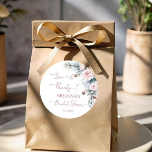 Adesivo Neve apaixonada por pinheiro de neve chá de panela