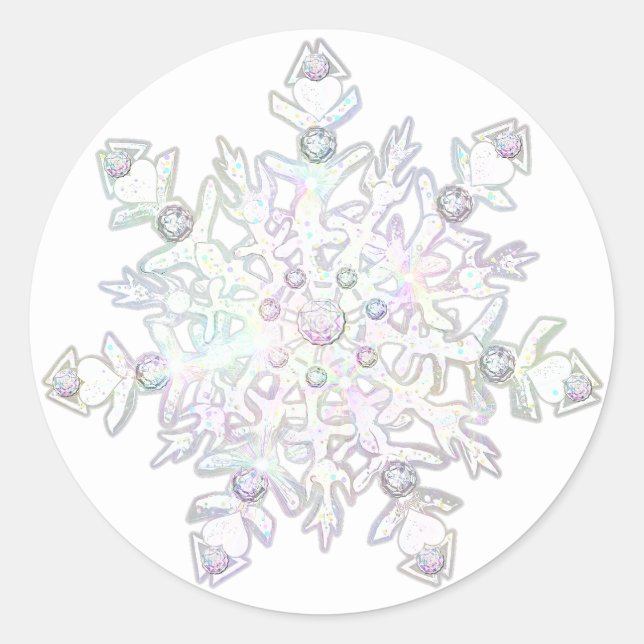 Adesivo Neve branca (Frente)