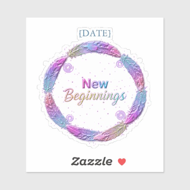 Adesivo New Beginnings / Nuevos Comienzos 2027 (Folha)