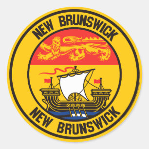 Adesivo New Brunswick Round Emblem