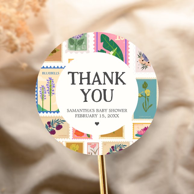 Adesivo New Chapter Baby Shower  (A New Chapter Begins Baby Shower Sticker)