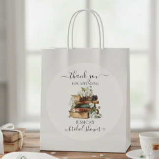 Adesivo New Chapter Begins Book Bridal Shower 