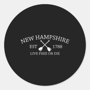 Adesivo New Hampshire Est 1788