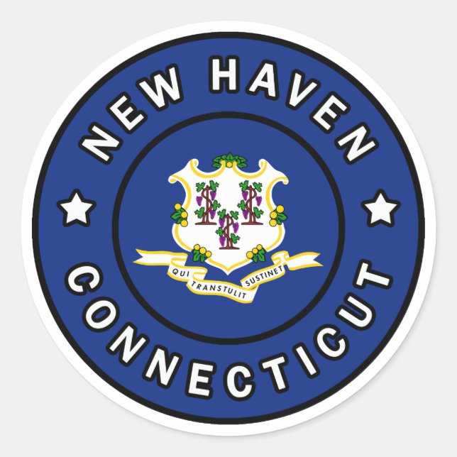 Adesivo New Haven Connecticut (Frente)