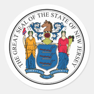 Adesivo New-jersey, EUA