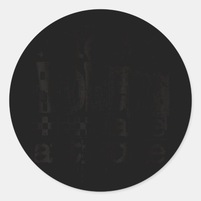 Adesivo New problems same attitude retro grunge streetwear (Frente)