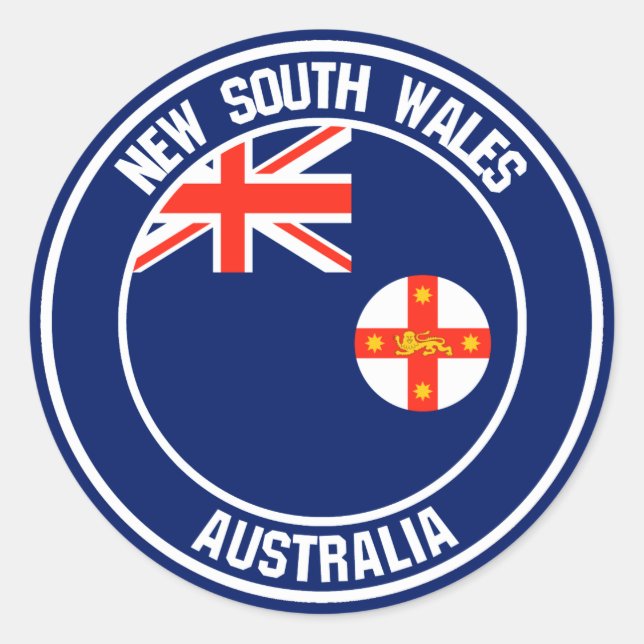 Adesivo New South Wales Round Emblem (Frente)